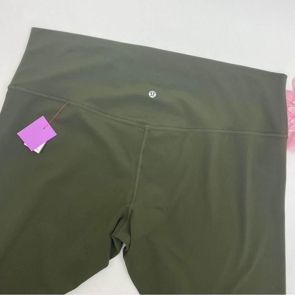 Lululemon Align High Rise Pant II 25” Leggings: Dark Olive Green - Picture 5 of 8